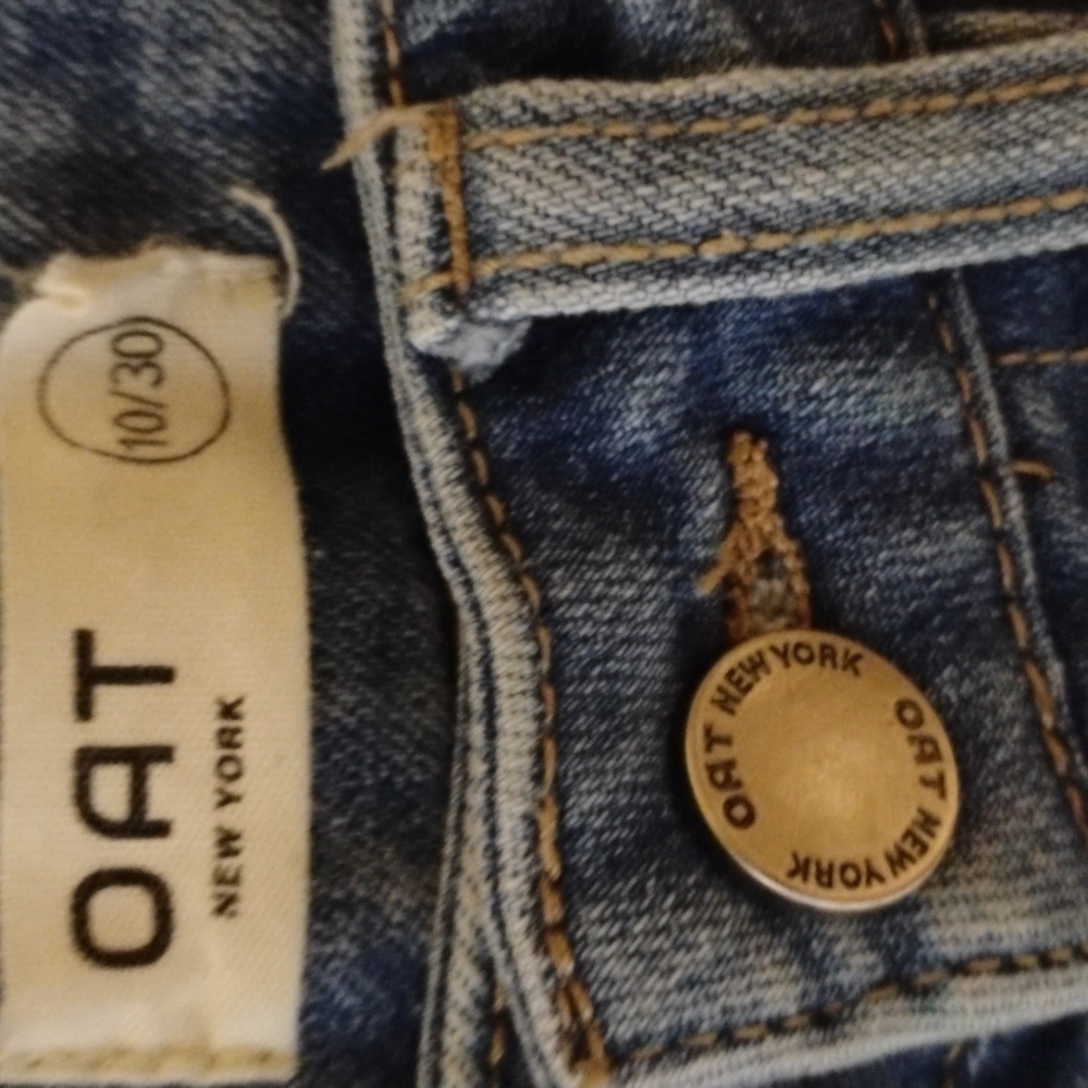 Oat New York women's jeans size 10/30 - Picture 3 of 3